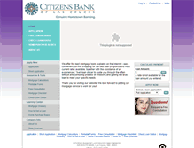 Tablet Screenshot of citizenslc-mortgage.com